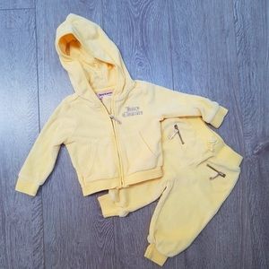 Baby Juicy Couture Terry Tracksuit Yellow 3-6M